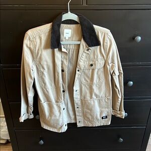 Vans Tan Utility Jacket with Black Collar